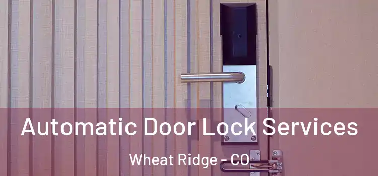 Automatic Door Lock Services Wheat Ridge - CO